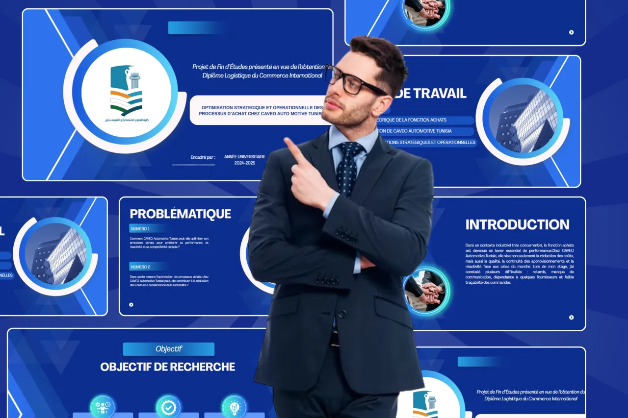 Optimisation des Achats – Template PFE Professionnel